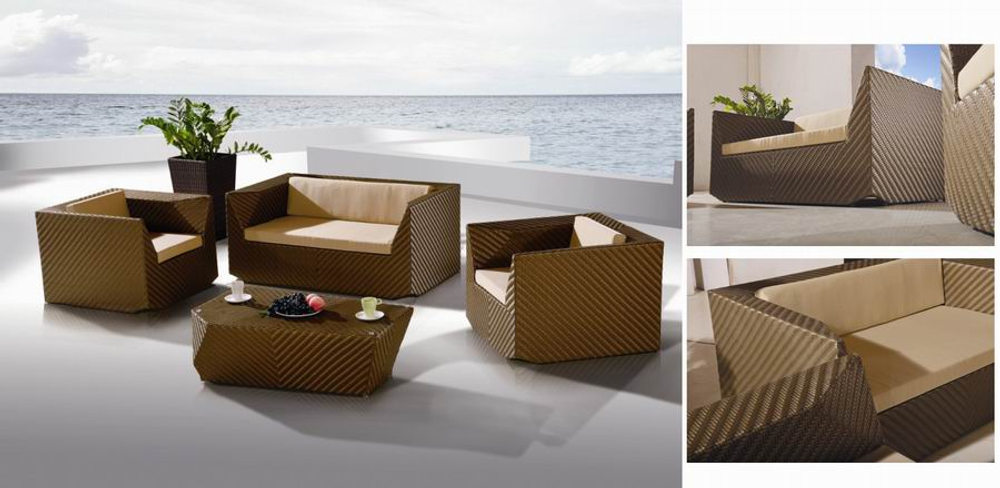 Лаунж-набор мебели Tagliamento Cubico, кофе
