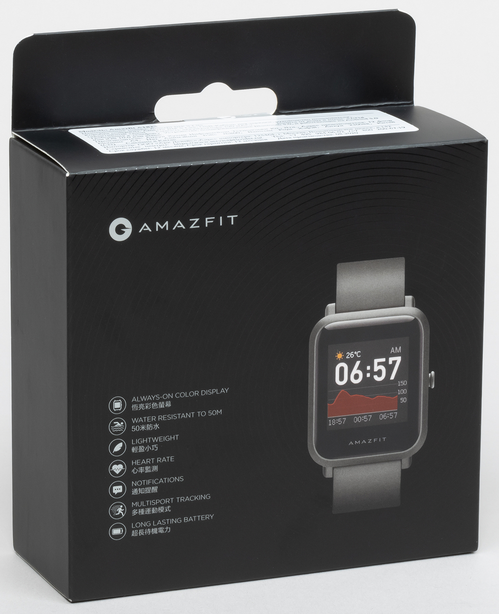 Умные часы Amazfit bip s lite black
