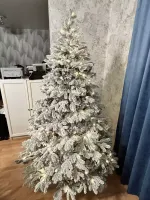 Заснеженная елка «Камчатская» (Литая+пвх) 120 см / 1.2 м