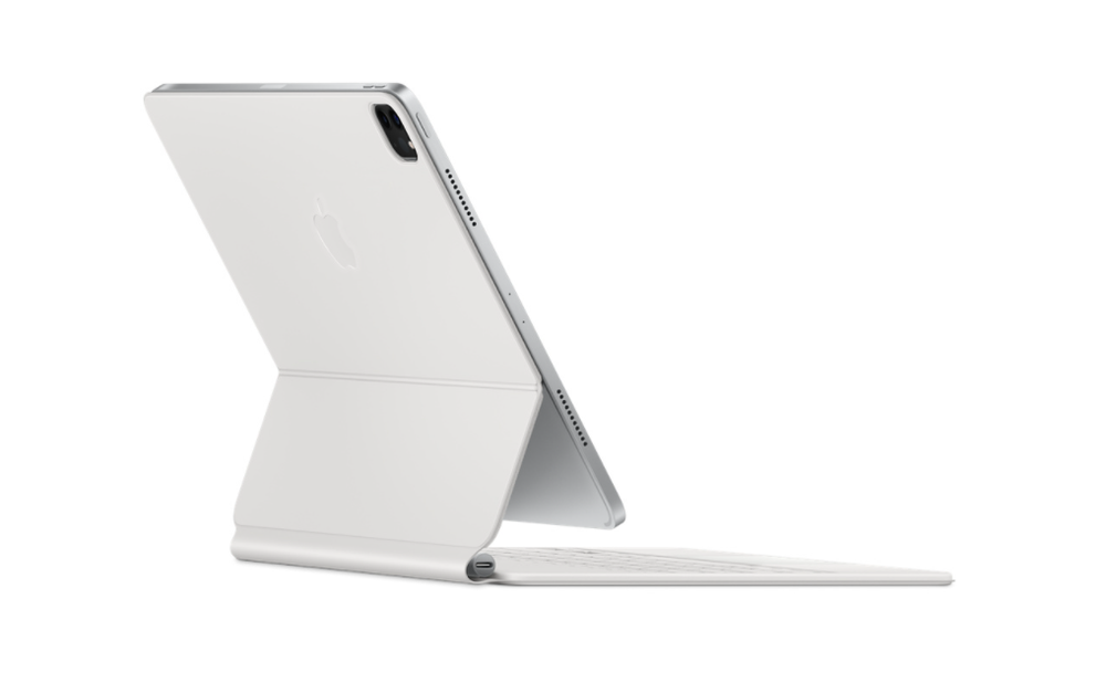 Apple Magic Keyboard с трекпадом для iPad Pro 12.9" (3-го, 4-го, 5-го и 6-го поколений) русская раскладка (белый) (MJQL3)