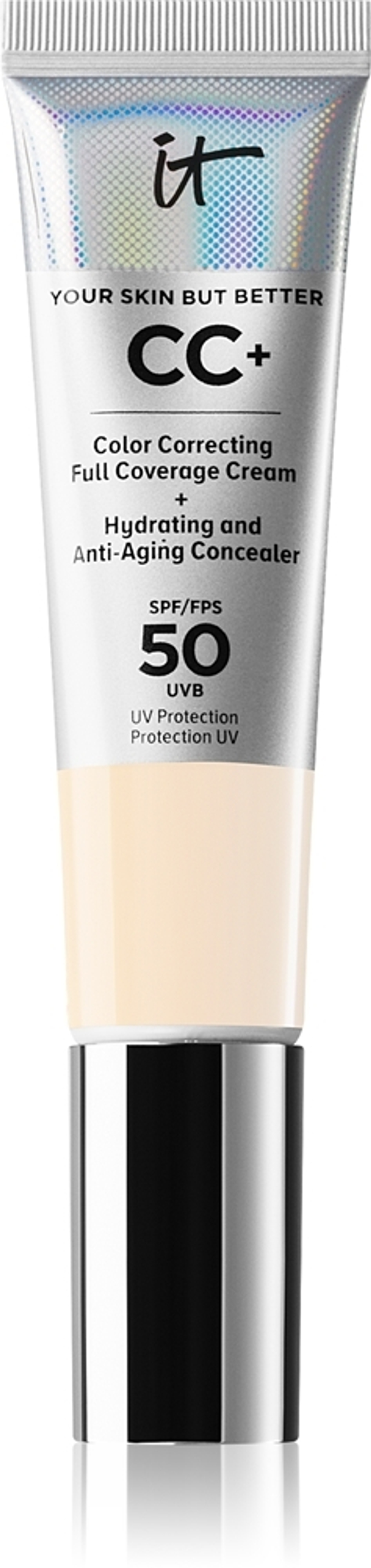 IT Cosmetics Your Skin But Better CC+ - Непрозрачная тональная основа SPF 50+, 32 ml