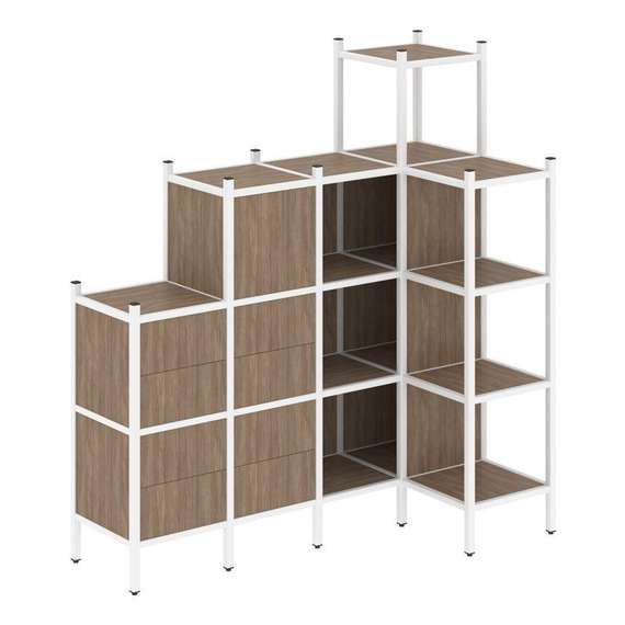 Лофт Угловой внутренний стеллаж VR.L-48  1694*862*1869