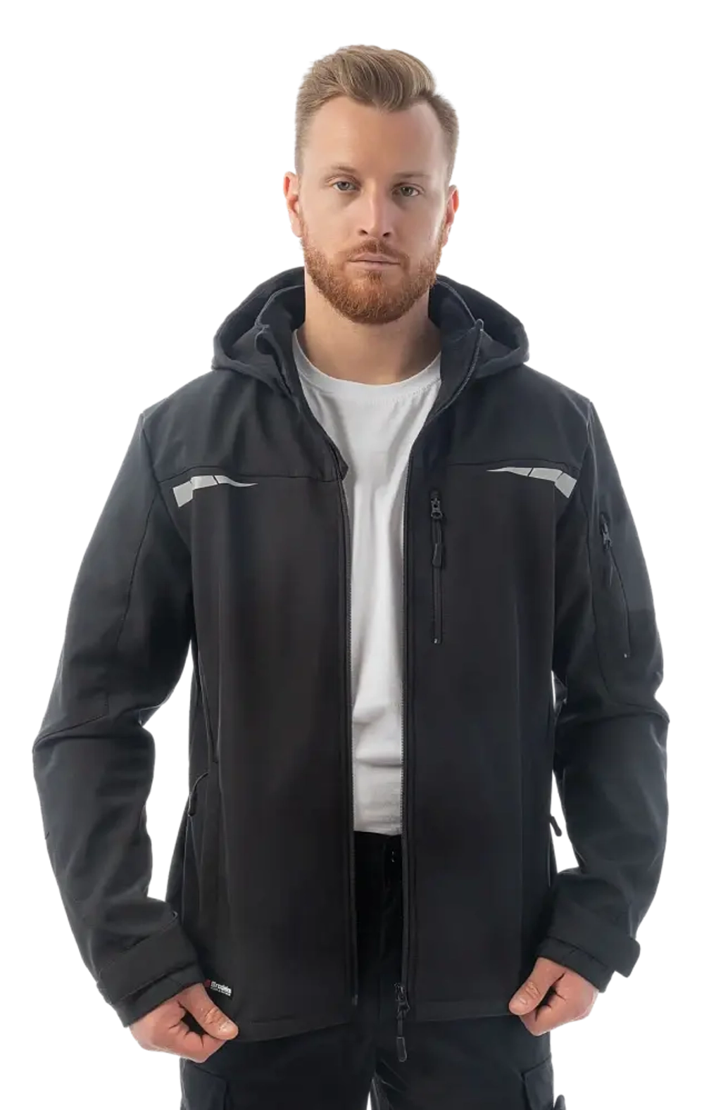 Куртка софтшелл Brodeks KS207, черный (L)