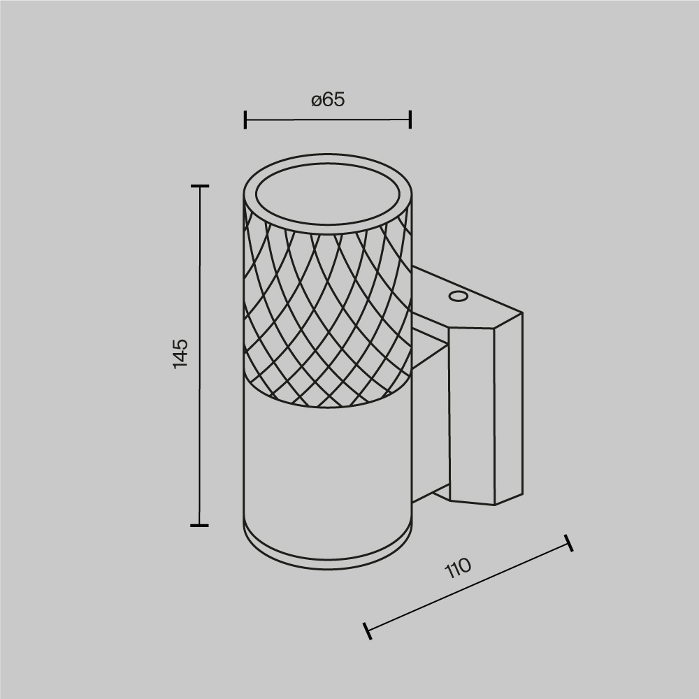 Уличный настенный светильник Outdoor O583WL-01W