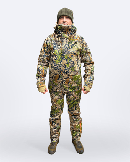 Костюм "TRITON PRO" -15 (Вельбоа, Forest Green) Зима