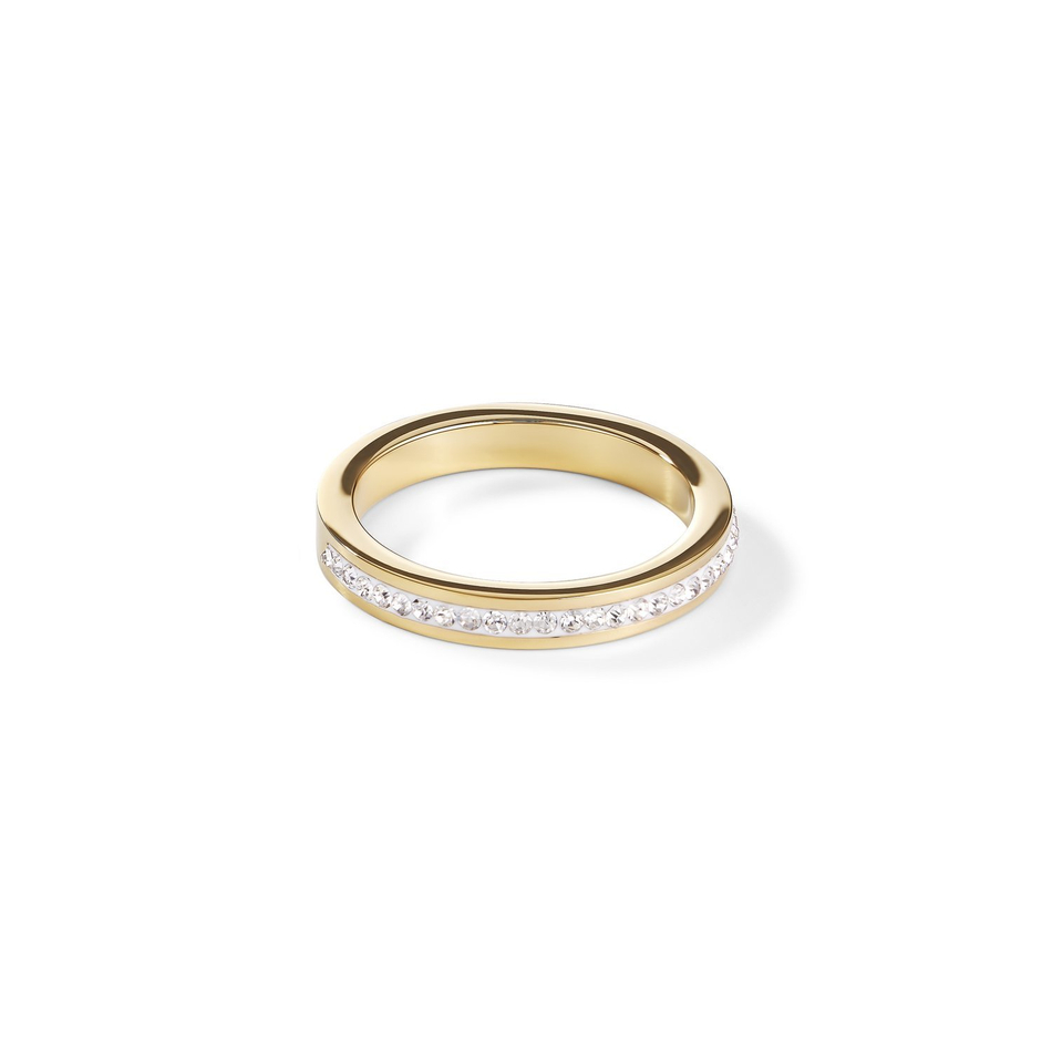 Кольцо Coeur de Lion Crystal-Gold 0129/40-1816 58 цвет прозрачный, золотой