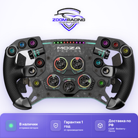 MOZA Racing GS V2P — руль для симрейсинга с карбоном