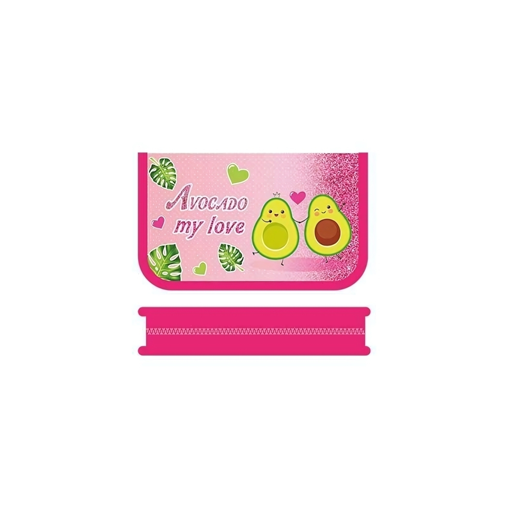 Пенал 1 секц. большой печать на фольге+конгрев 190*115 "ПОЛОВИНКИ 2021" (Пчелка)