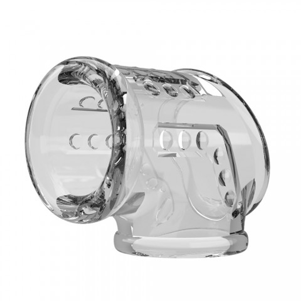 Насадка на пенис и мошонку прозрачная Pretty love, прозрачная