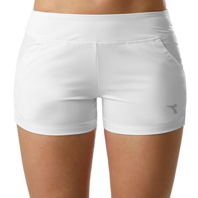 Женские теннисные шорты Diadora Court Shorts Women - White, Grey