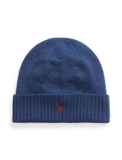 хлопковая шапка POLO RALPH LAUREN - темно-синий(710886137)