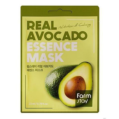 FarmStay Маска тканевая для лица с экстрактом авокадо - Real avocado essence mask, 23мл