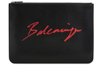 Balenciaga Cow Leather Clutch Regular Men"s Black
