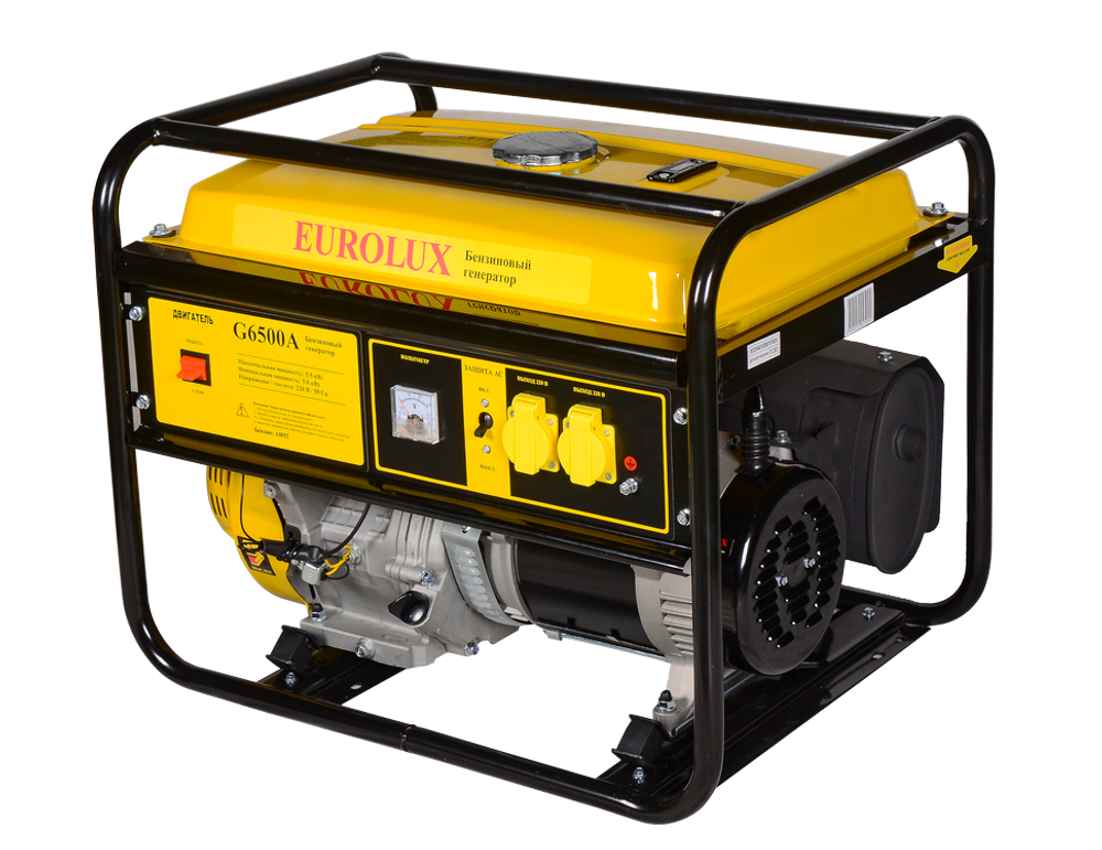 Бензиновый генератор EUROLUX G6500A - [5 кВт / 220V]