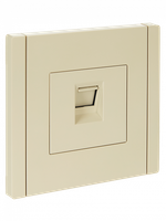 FORTE&PIANO Розетка компьютерная RJ45 кат.5E FP432 ваниль IEK