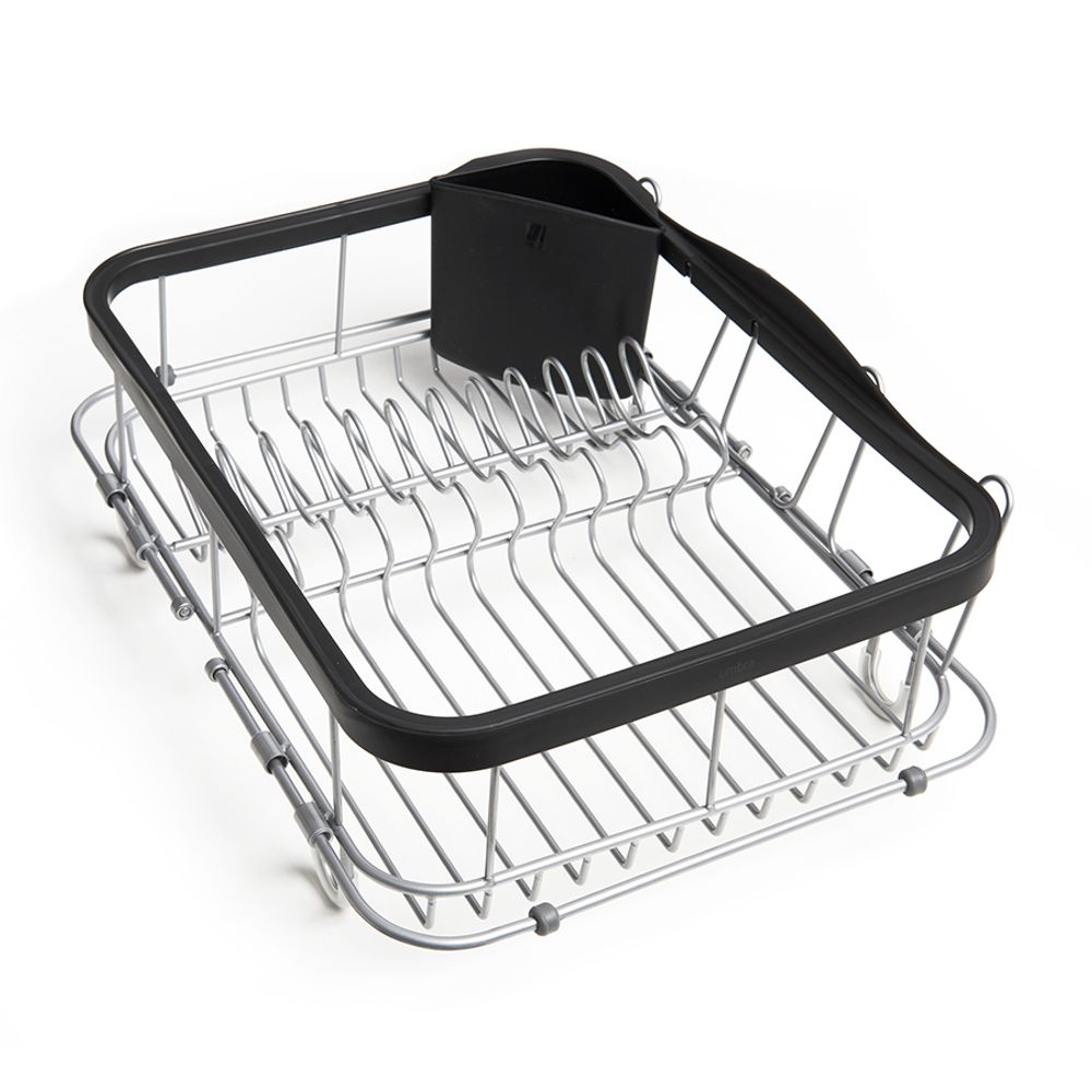 Сушилка для посуды Sinkin, 28х14х47 см, черный, никель