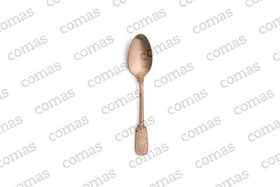 Ложка десертная, медная