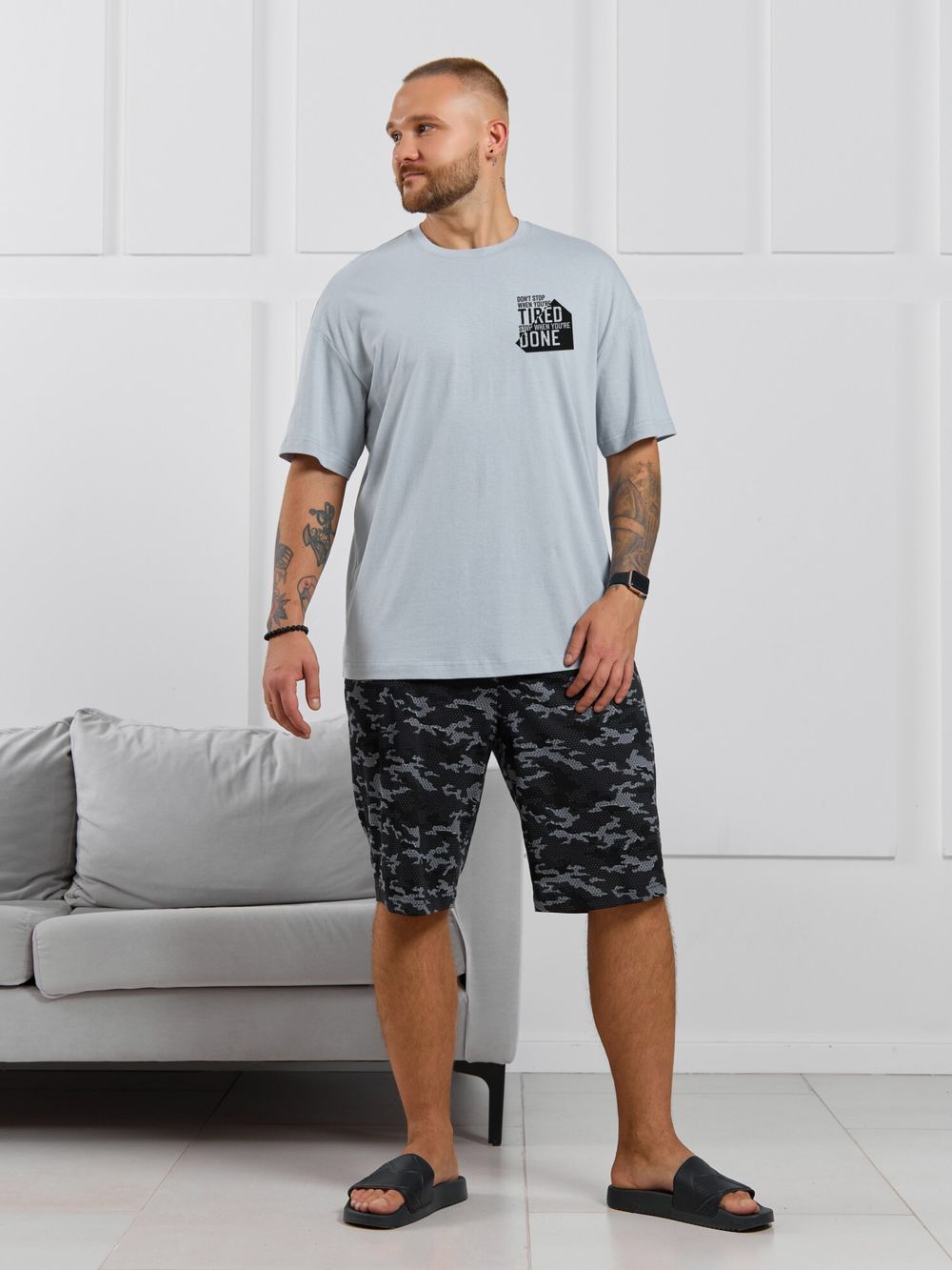 Костюм мужской Экипаж-4 Виотекс СВЕТЛО-СЕРЫЙ