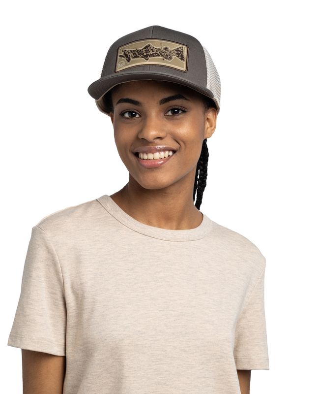 Кепка Buff Explore Trucker Cap Lake River Khaki Фото 3