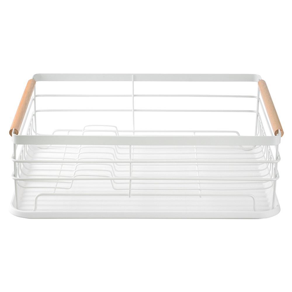 Сушилка для посуды granli, 43x30,5x14 см, белая
