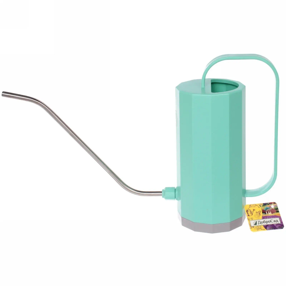 Лейка для растений 1,2л «Victoria Falls» с прикорневым поливом, mint ДоброСад