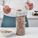 Банка для продуктов с крышкой IKEA VARDAGEN (ВАРДАГЕН), Стекло, 1,8 л