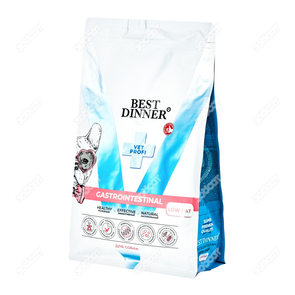 BEST DINNER Vet Profi Сухой корм для взрослых собак всех пород при нарушениях пищеварения 2 кг