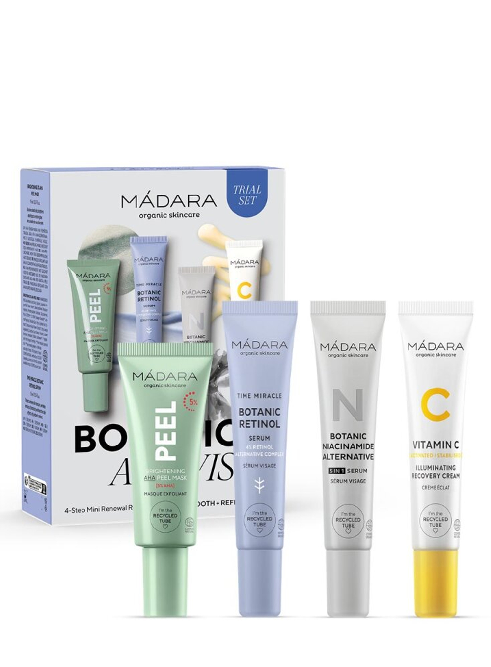 Набор для мини-омоложения MADARA Botanic Activist из 4 шагов