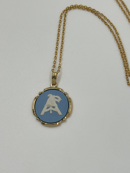 Кулон Wedgwood голубой