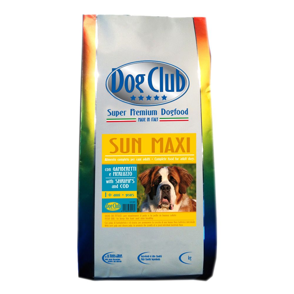 Сухой корм Dog Club Sun Maxi для взрослых собак крупных пород 12 кг