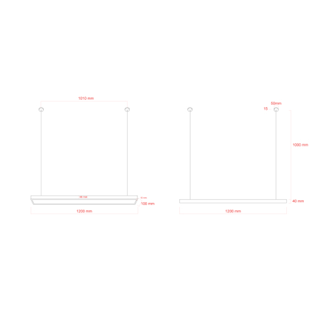 Светильник LED ЭРА Geometria SPO-115-B-40K-036 Block 36Вт 4000K 3200Лм IP40 1200*100*40 черный подвесной драйвер внутри