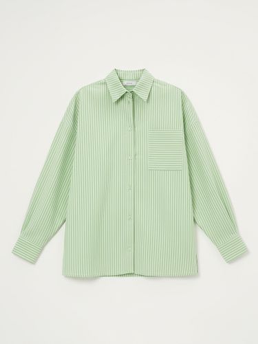 Рубашка boyfriend с накладным карманом