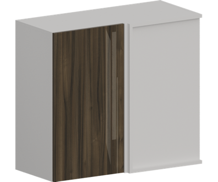 Кухня Модуль ШВУ 700 Белый / Орех Миланский