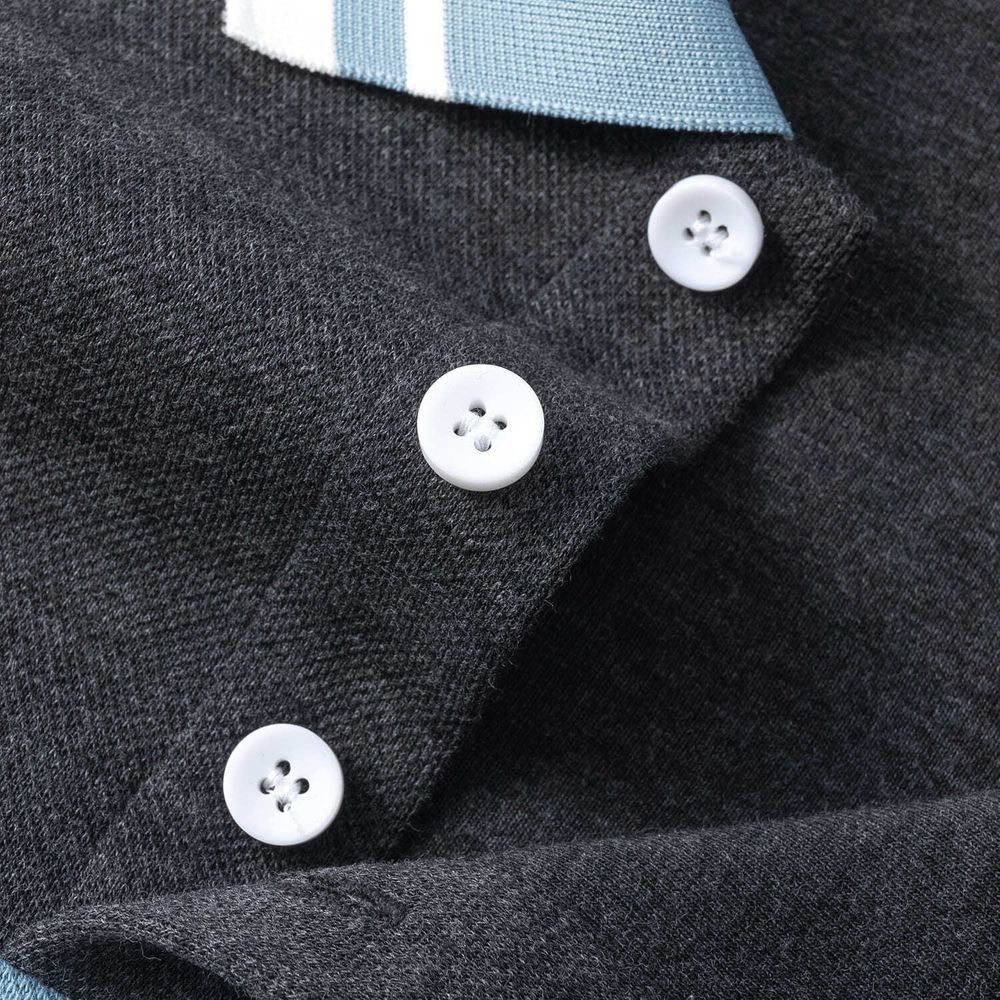 Поло Ymkashix серый меланж