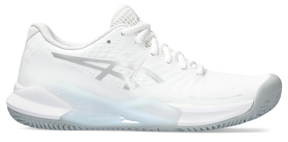 Женские  кросовки для Padel Asics Gel-Challenger 14 Padel - white/pure silver