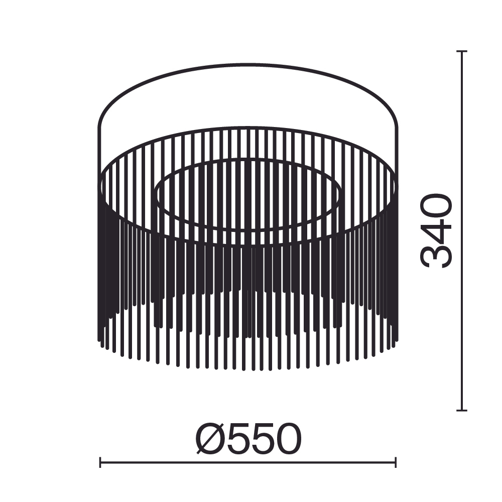 Потолочный светильник Maytoni MOD190CL-L18G3K