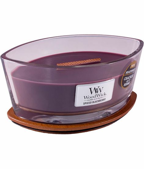 Пряная ежевика, ароматическая свеча эллипс, WoodWick