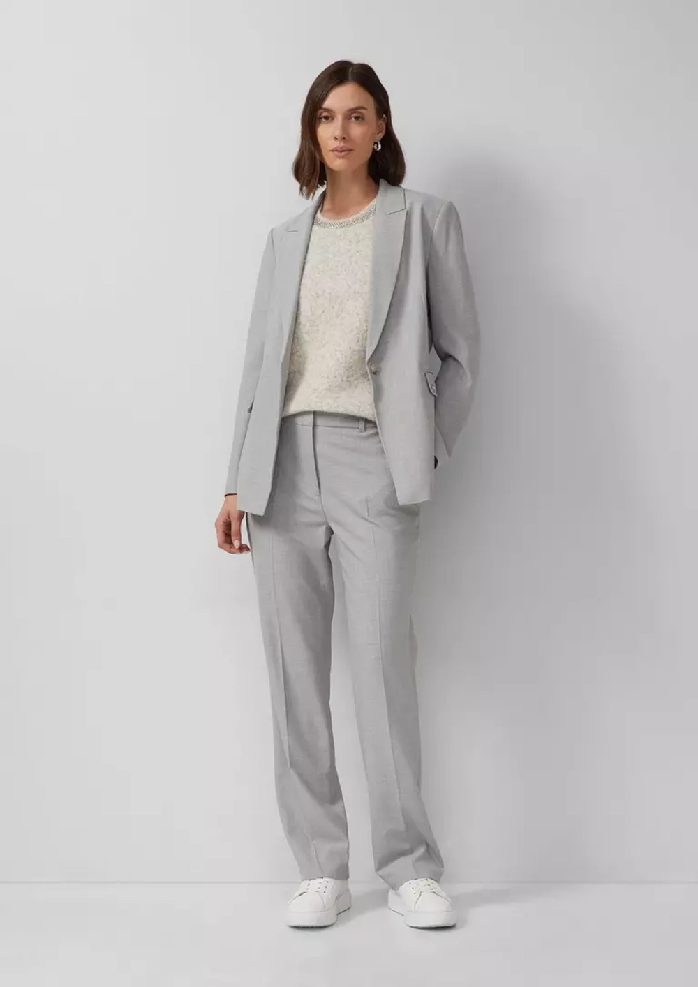 Свитер с короткими рукавами и изысканными декоративными деталями Black Label