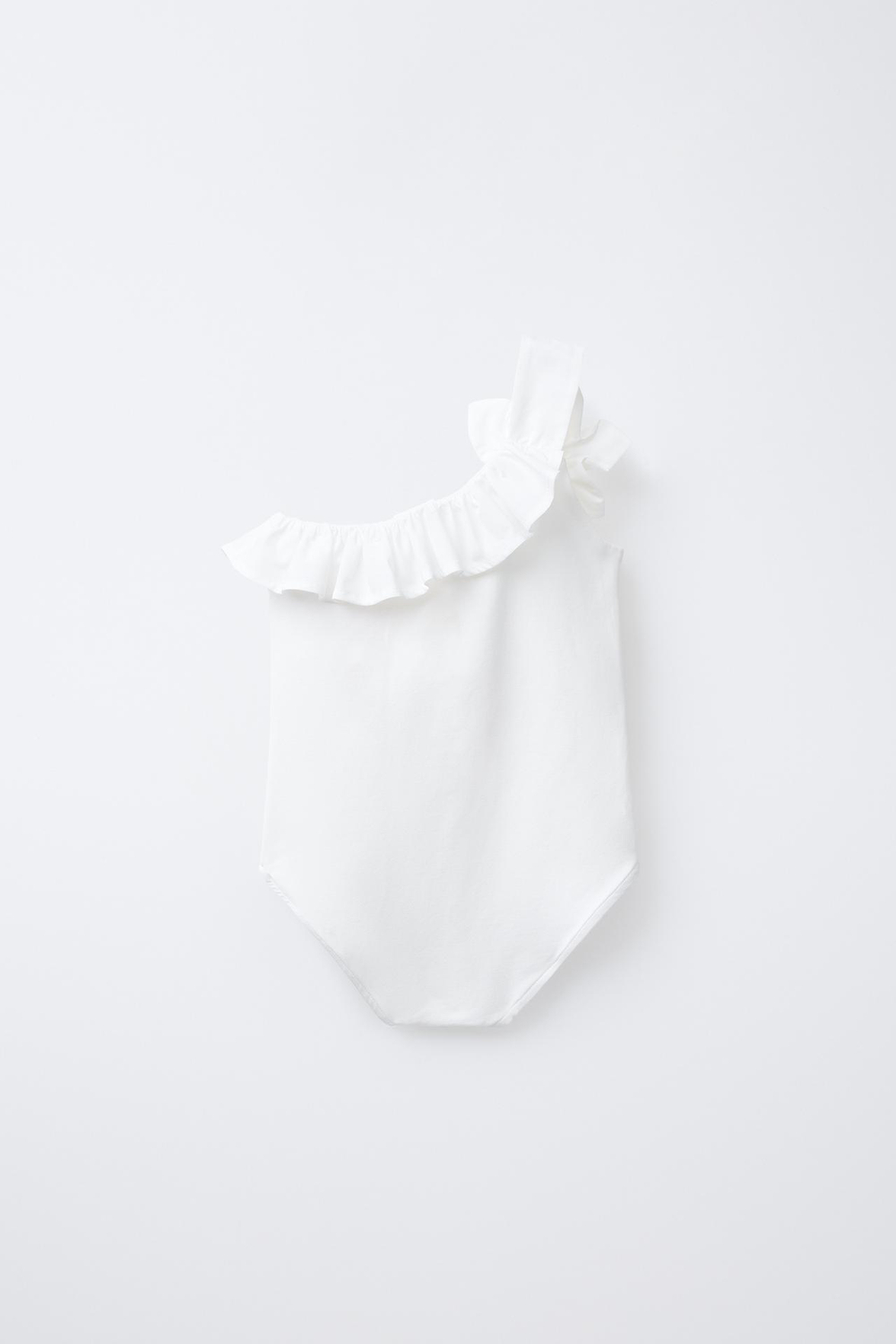 ZARA БОДИ С ЦВЕТОЧНЫМИ ДЕТАЛЯМИ, БЕЛЫЙ