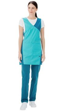 Фартук-сарафан женский "Клэр" (мор.волна)