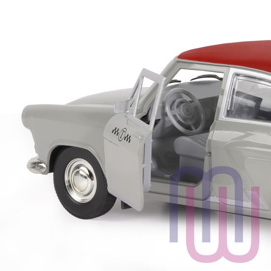 Модель машины  ТМ АВТОПАНОРАМА 1/22 ГАЗ 21 ТАКСИ (свет, звук)