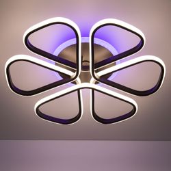 Citilux Сезар Смарт CL233A275E RGB Умная люстра Венге