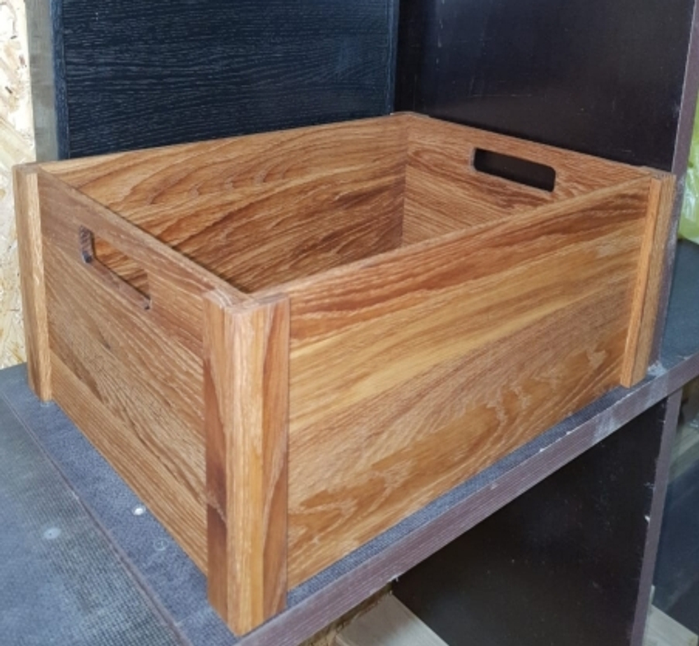 Ящик дуб; H=18,L=41,B=30см