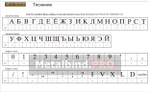 Комплект шрифтов для горячего тиснения OPUS O.FONT Cyrillik Masterset 9 mm Буквы и цифры Русский язык 2+1