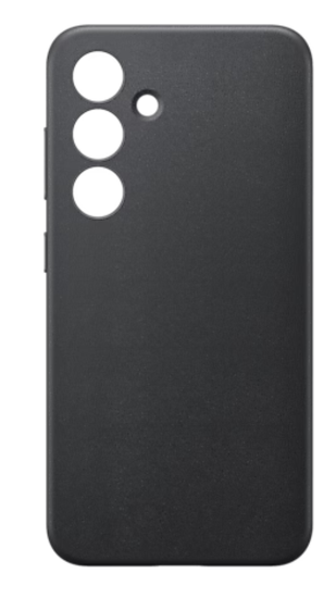 Чехол из веганской кожи для Galaxy S24 + ( Черный)