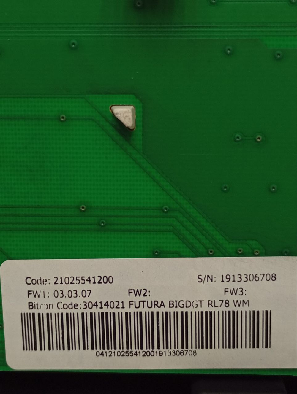 RST703DW кт18 Модуль индикации для стиральной машины Ariston 21025541200 б/у