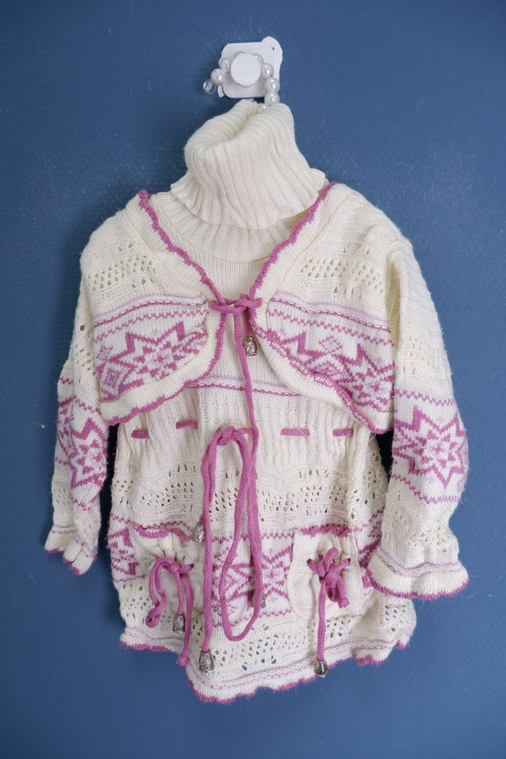 Платье вязаное на 3 года