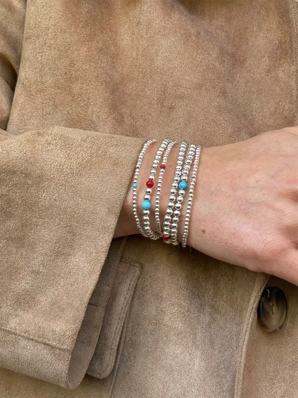 Браслет Basic mini red