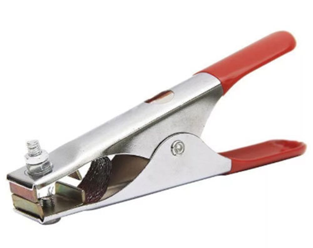 Клемма заземления KY1025 300A Red Handle (зажим)