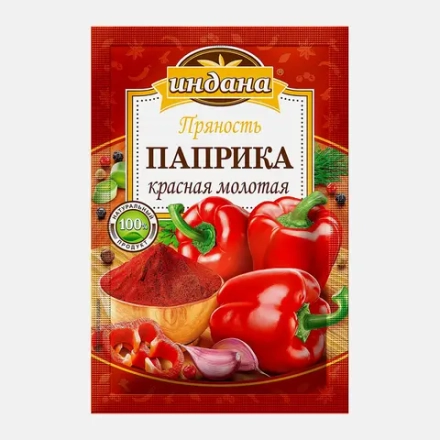 Приправа Индана Паприка красная молотая 15г